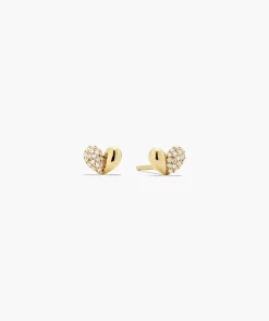 Better Half Heart Studs