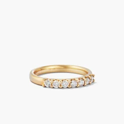 Bold Diamond Half Eternity Ring