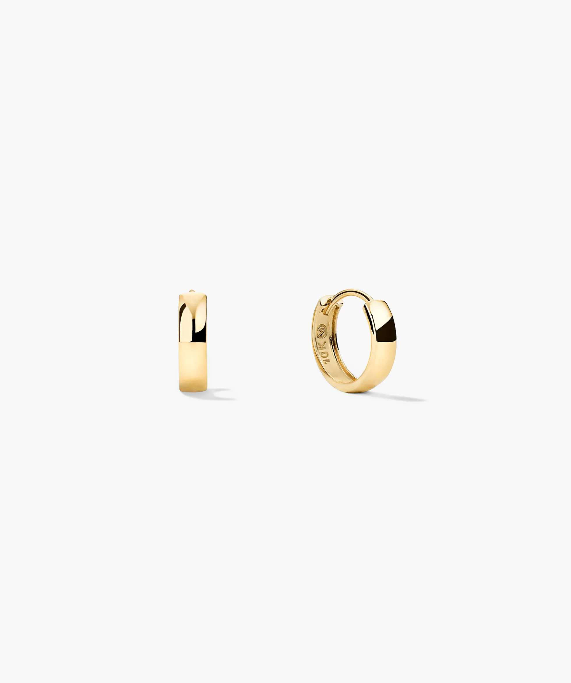 Bold Huggie Hoops