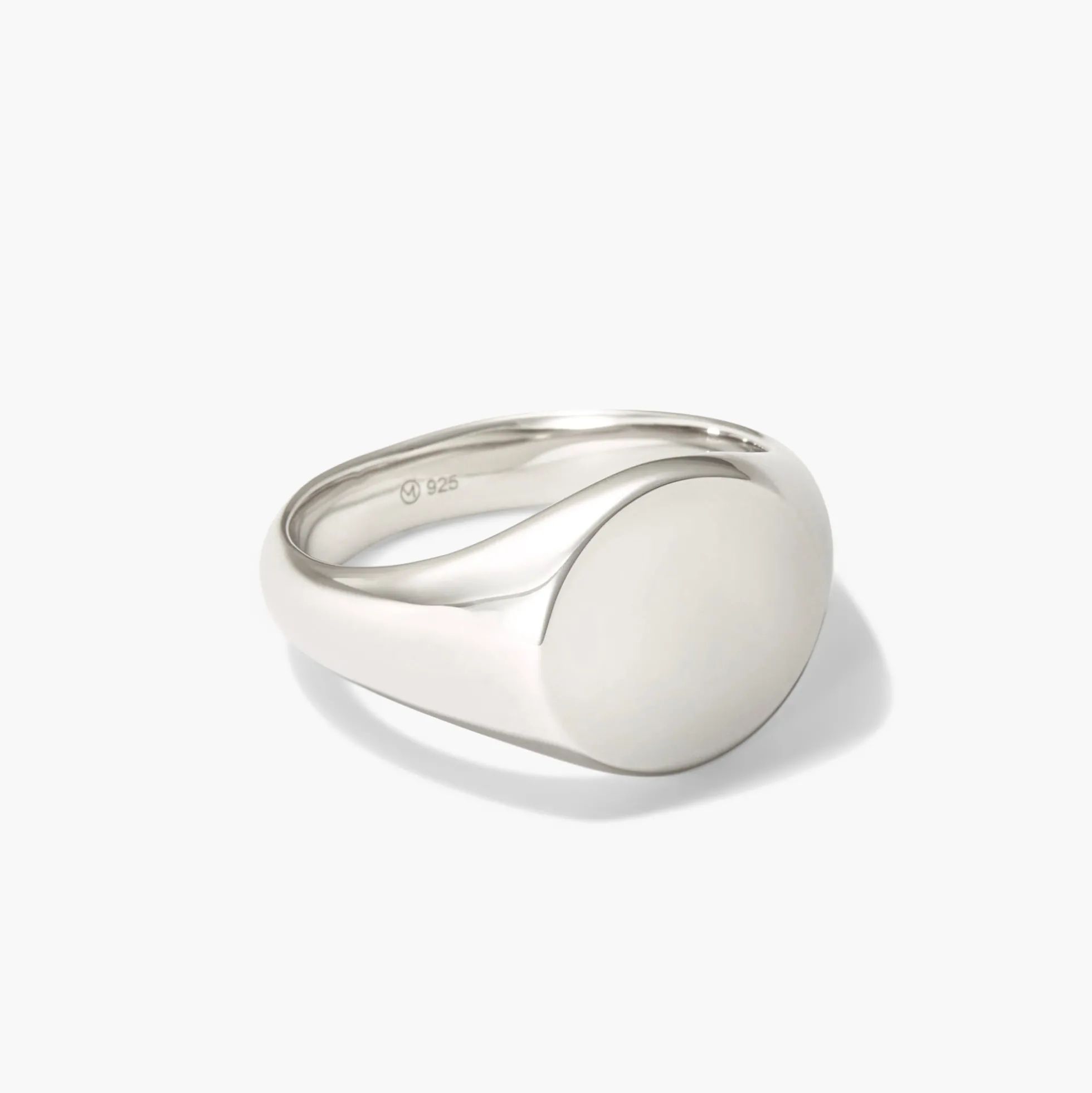 Bold Round Signet Ring