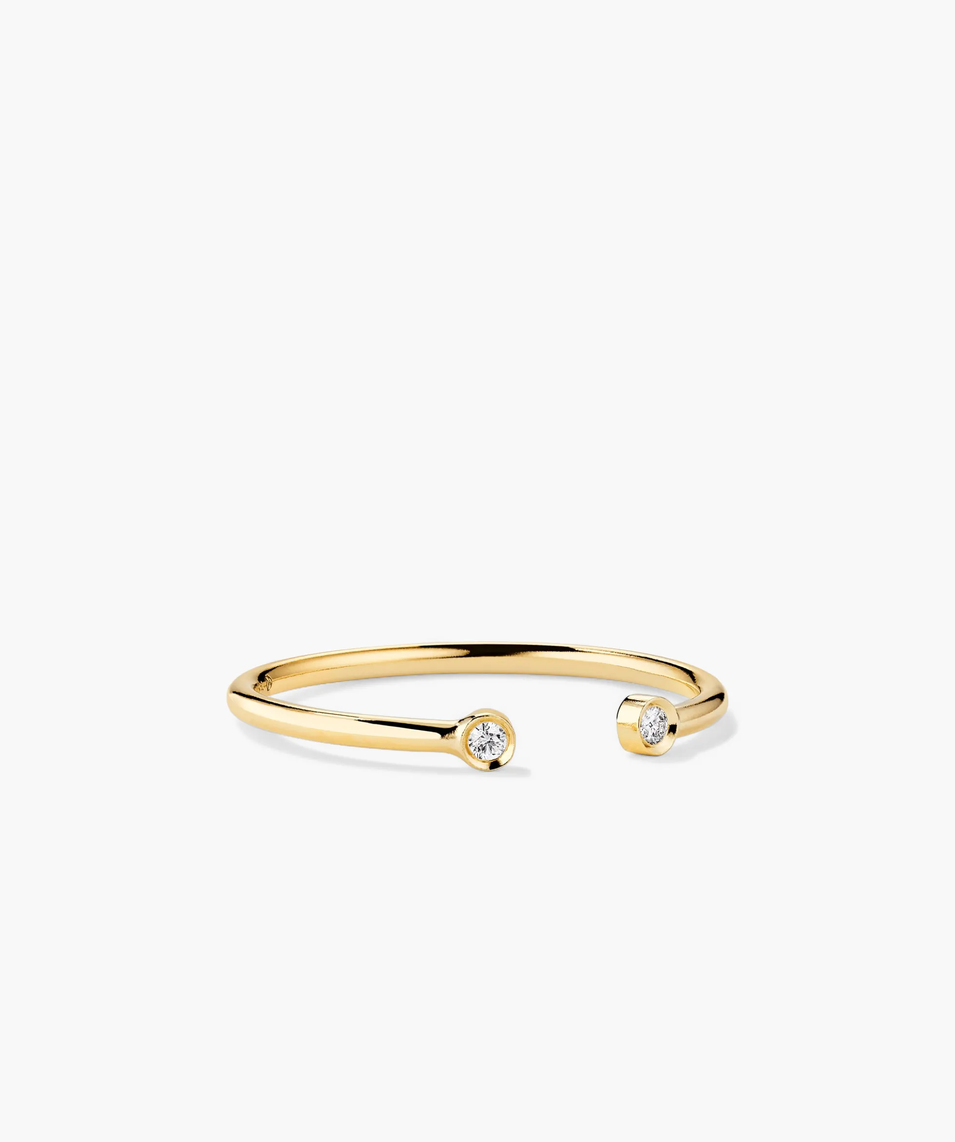 Diamonds Open Ring