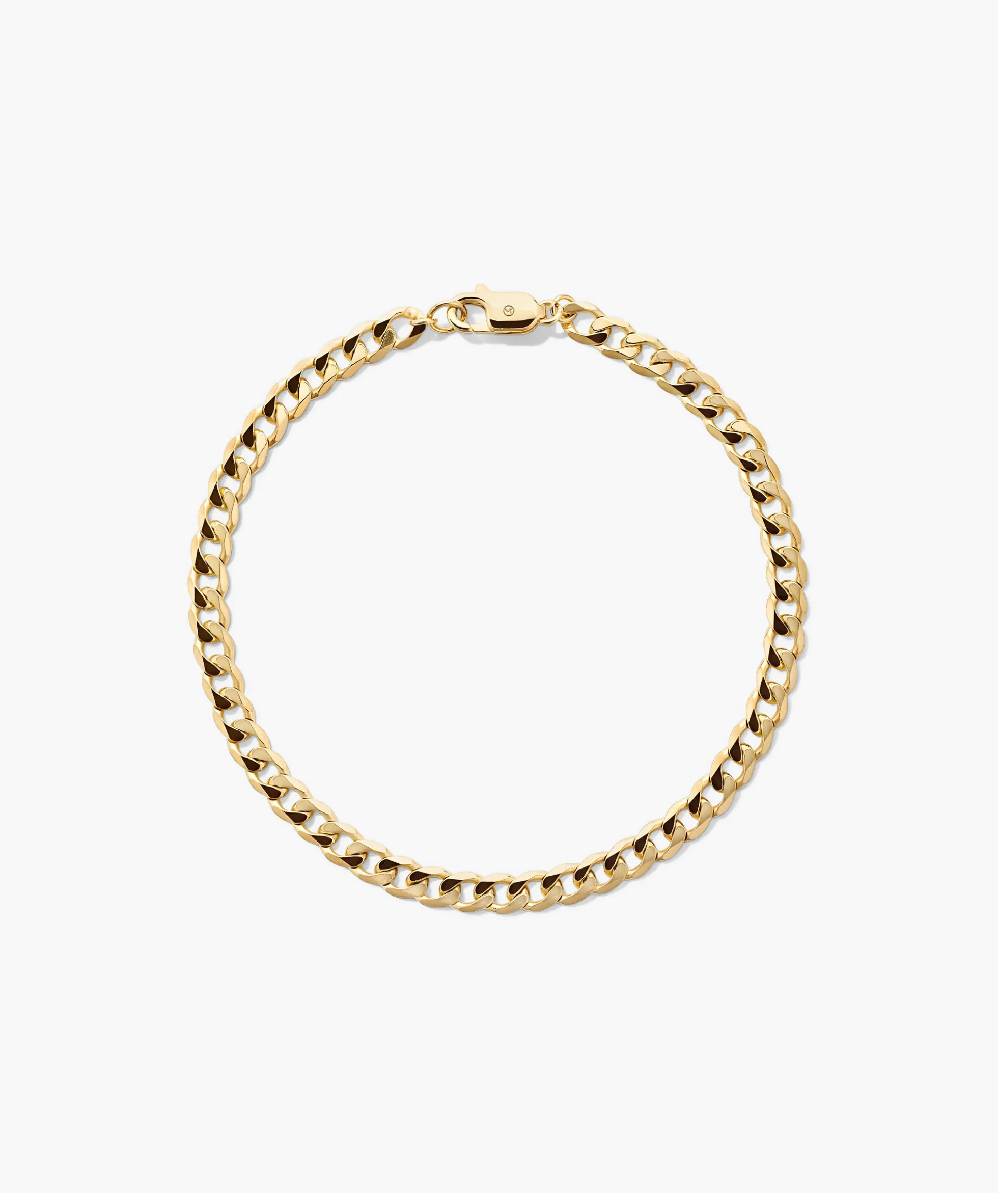 Flat Curb Chain Bracelet