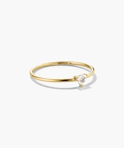 Gemstone Trillion Stacker Ring