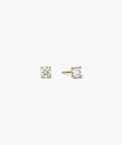 Lab Grown Diamond Round Studs 0.5 TCW
