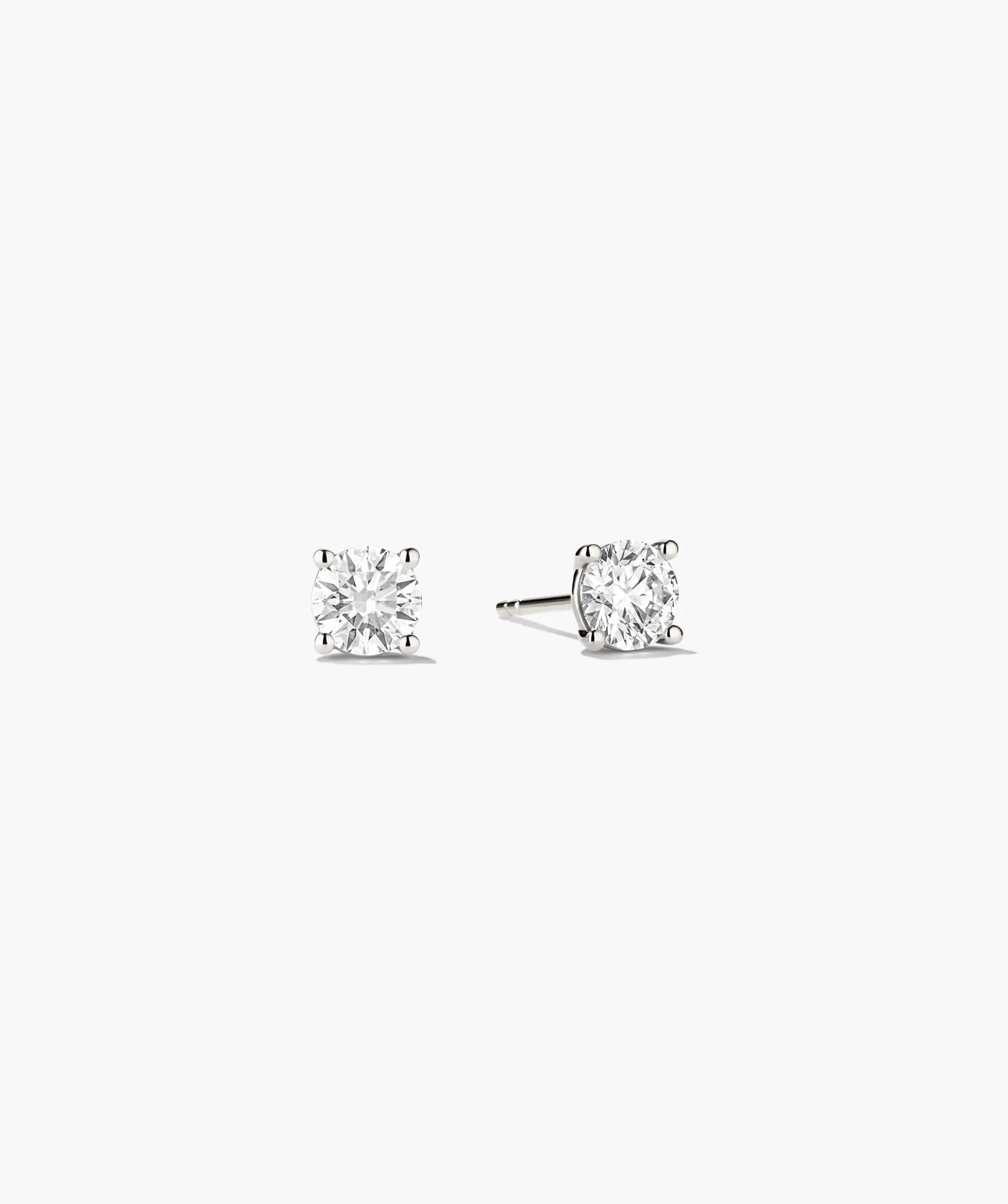 Lab Grown Diamond Round Studs 1 TCW