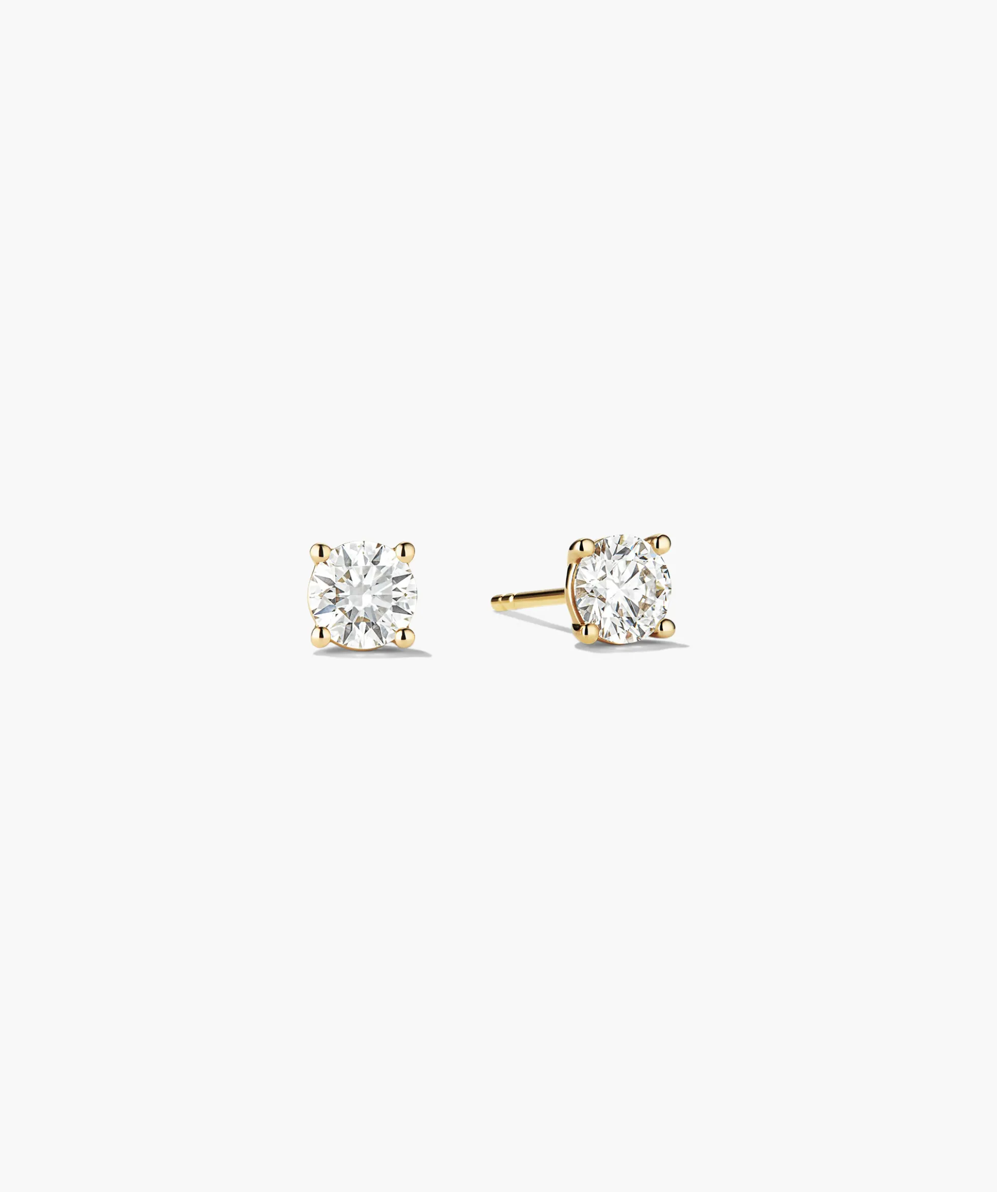 Lab Grown Diamond Round Studs 1 TCW