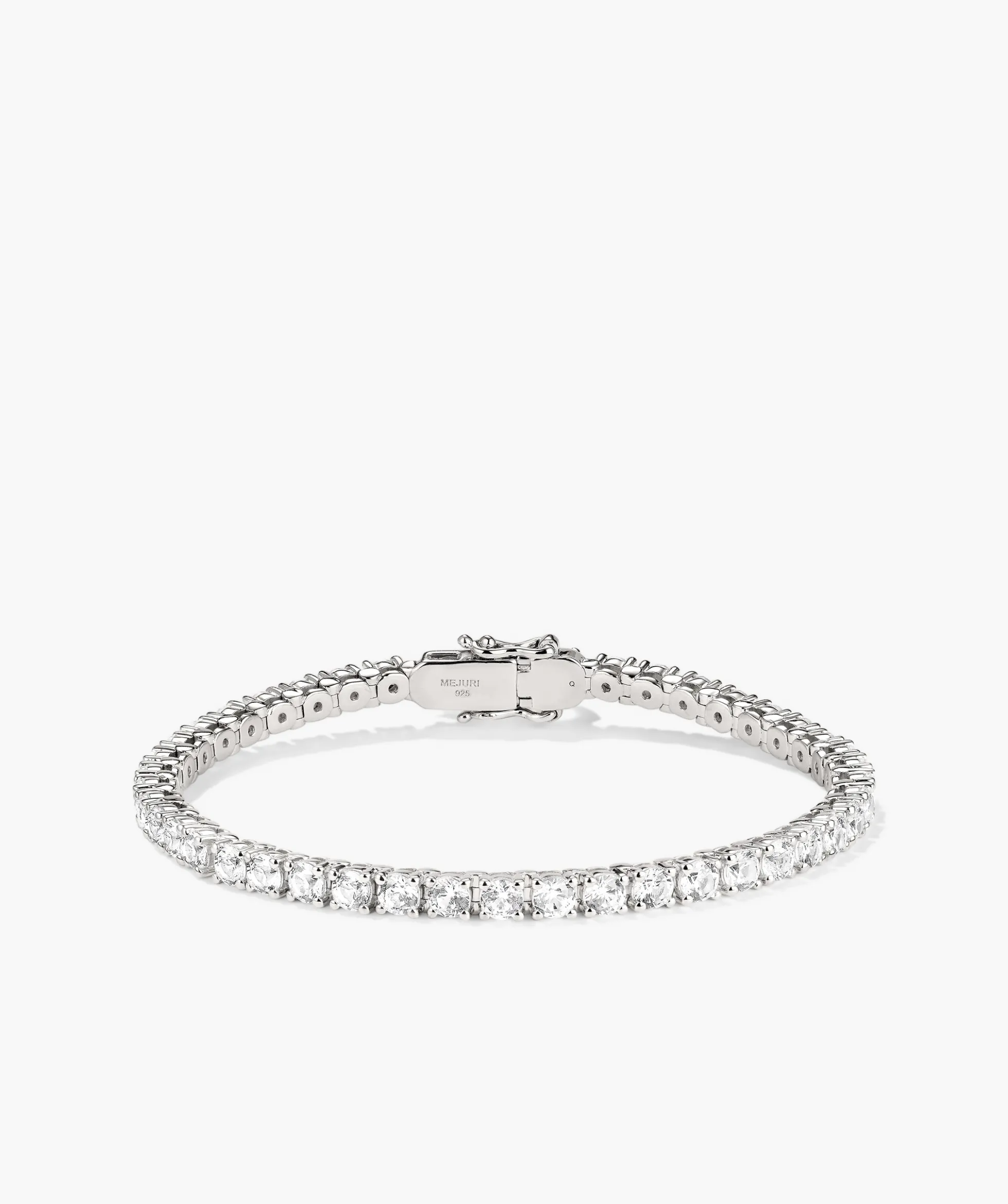 Lab Grown Sapphire Tennis Bracelet