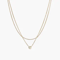 Layered Opal Necklace