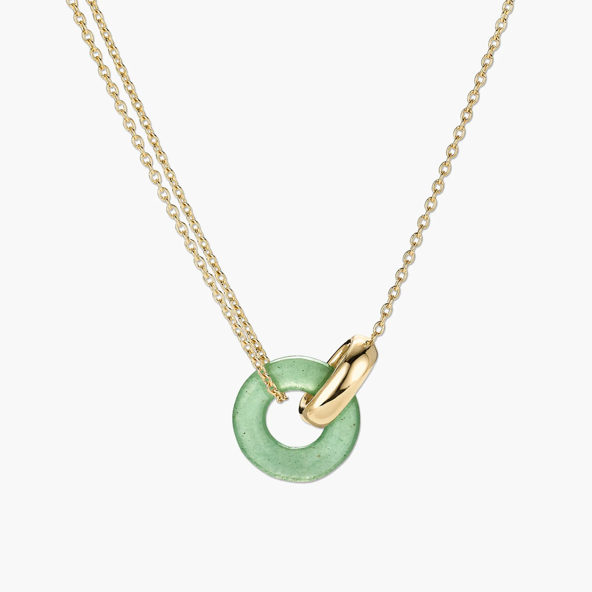 Linked Gemstone Necklace