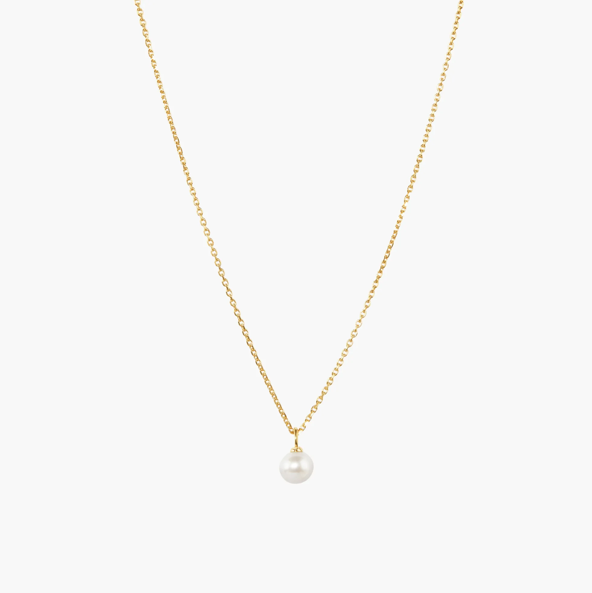 Mini Pearl Pendant Necklace