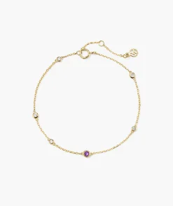 Multi Gemstone Station Bracelet