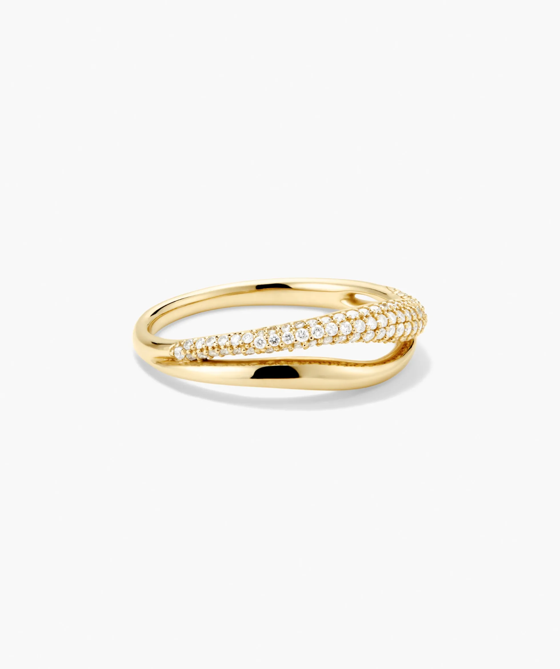 Open Dôme Pavé Ring