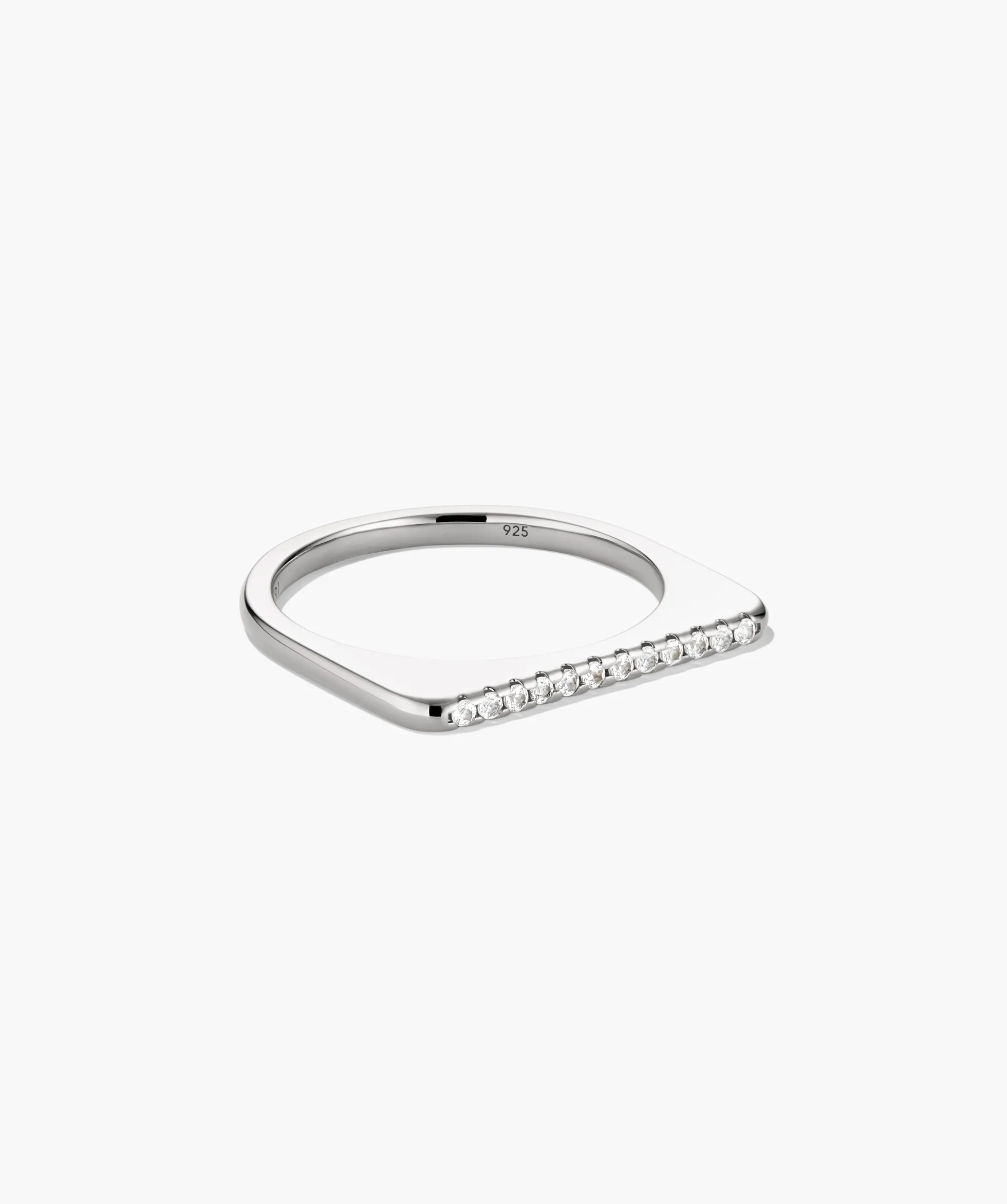 Pavé Puzzle Stacking Ring