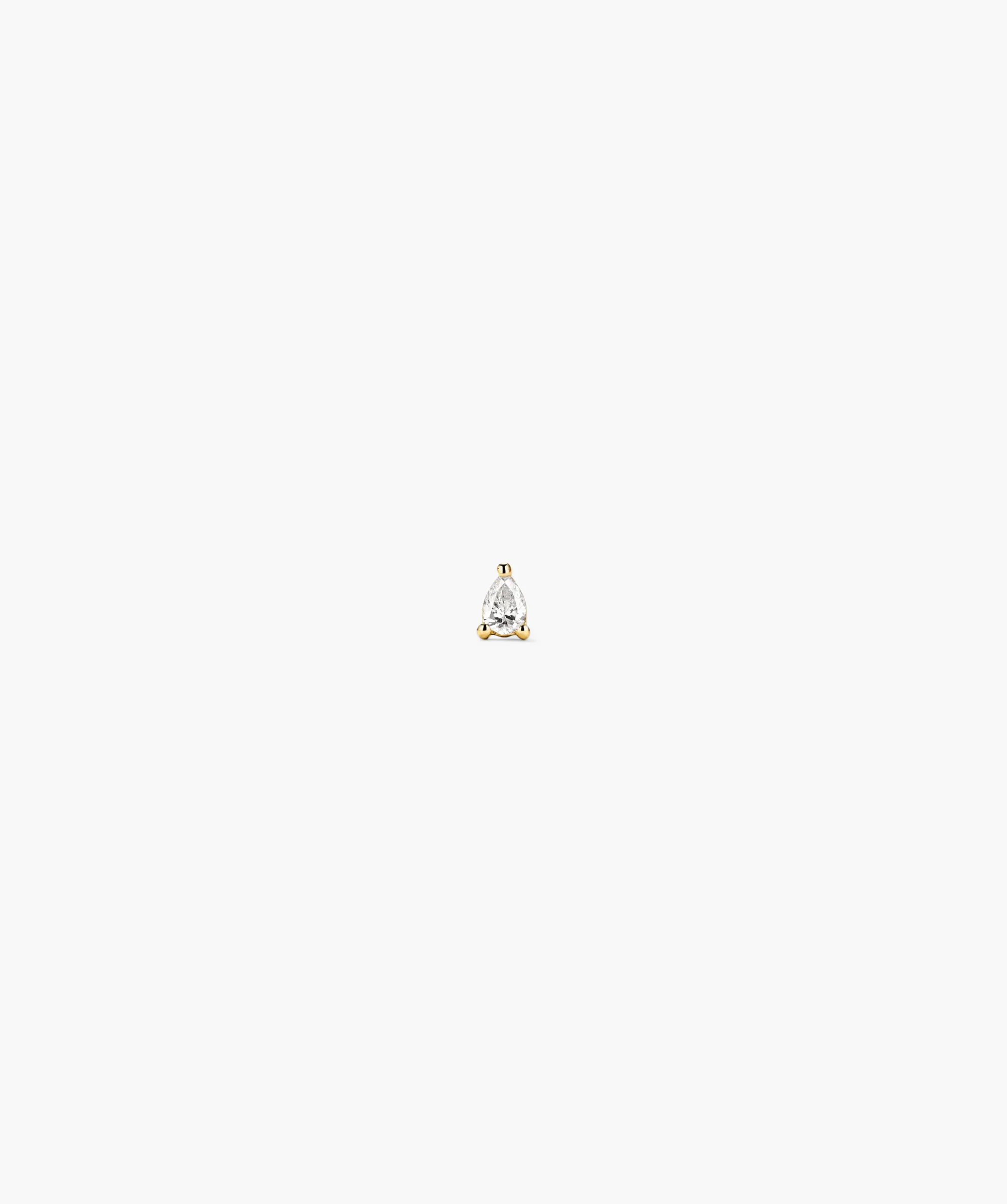 Piercing Studio - Pear Diamond Flat Back Stud