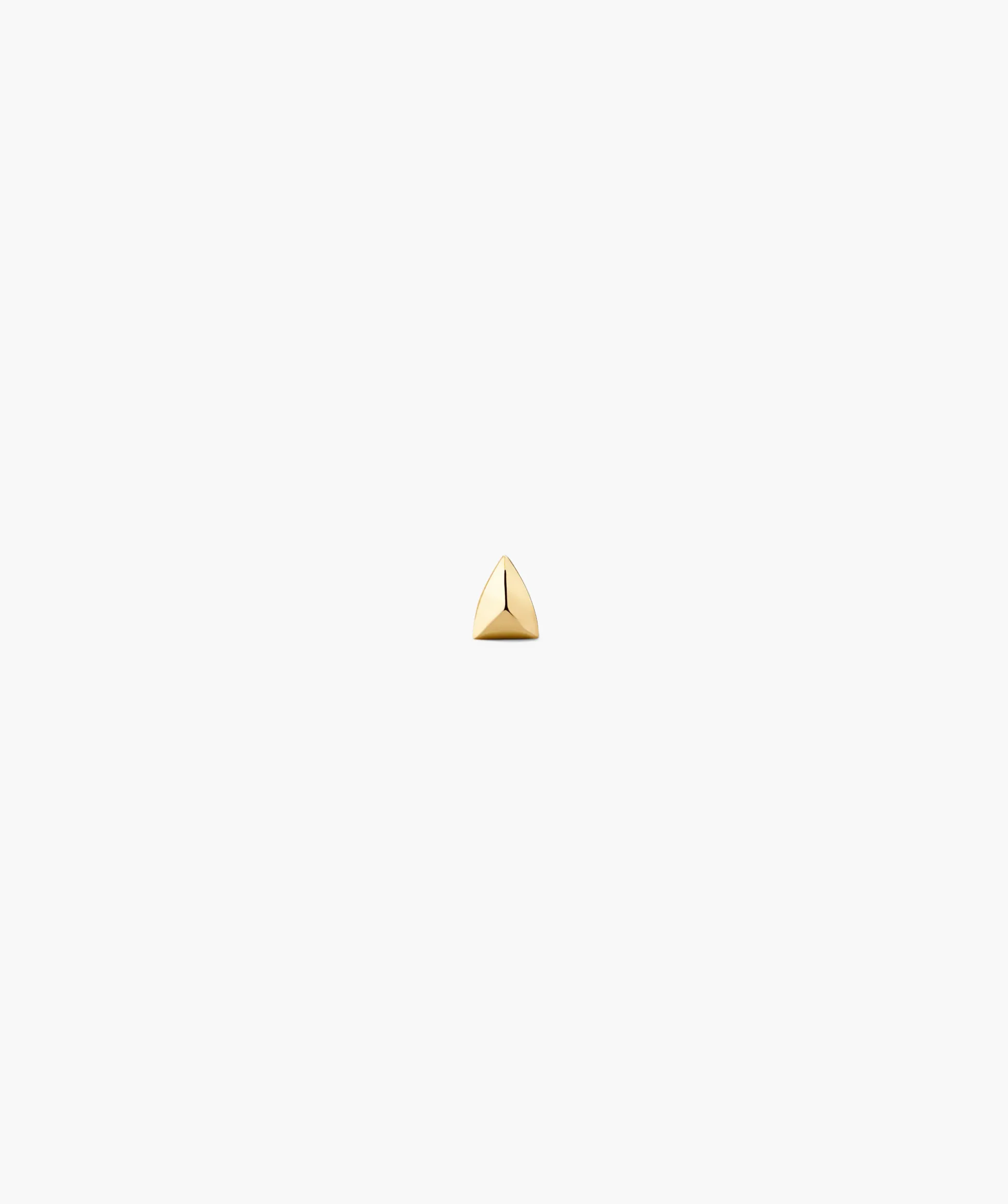 Piercing Studio - Single Puffy Pyramid Flat Back Stud
