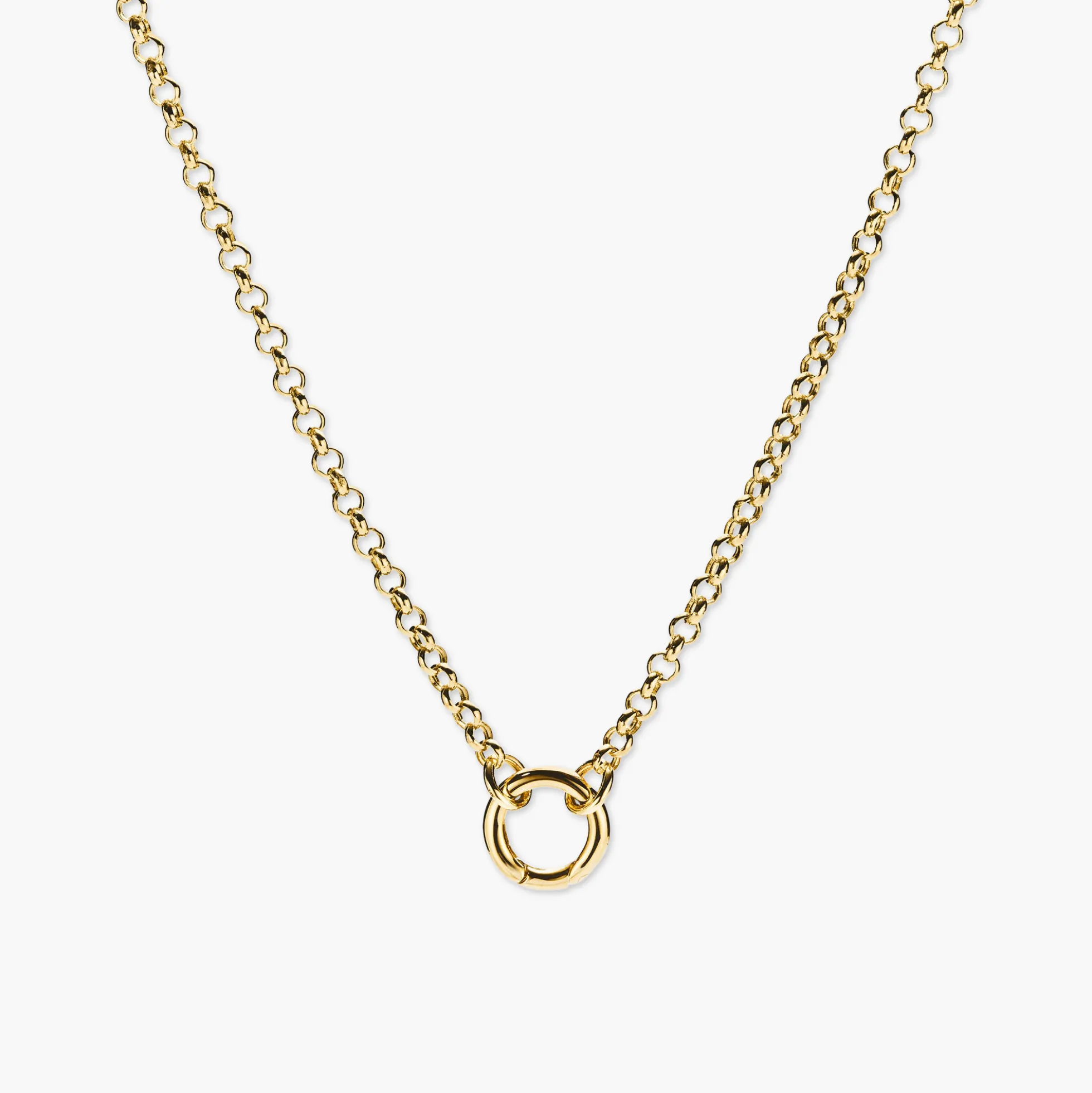 Rolo Chain Charm Necklace